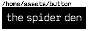 spiders den button